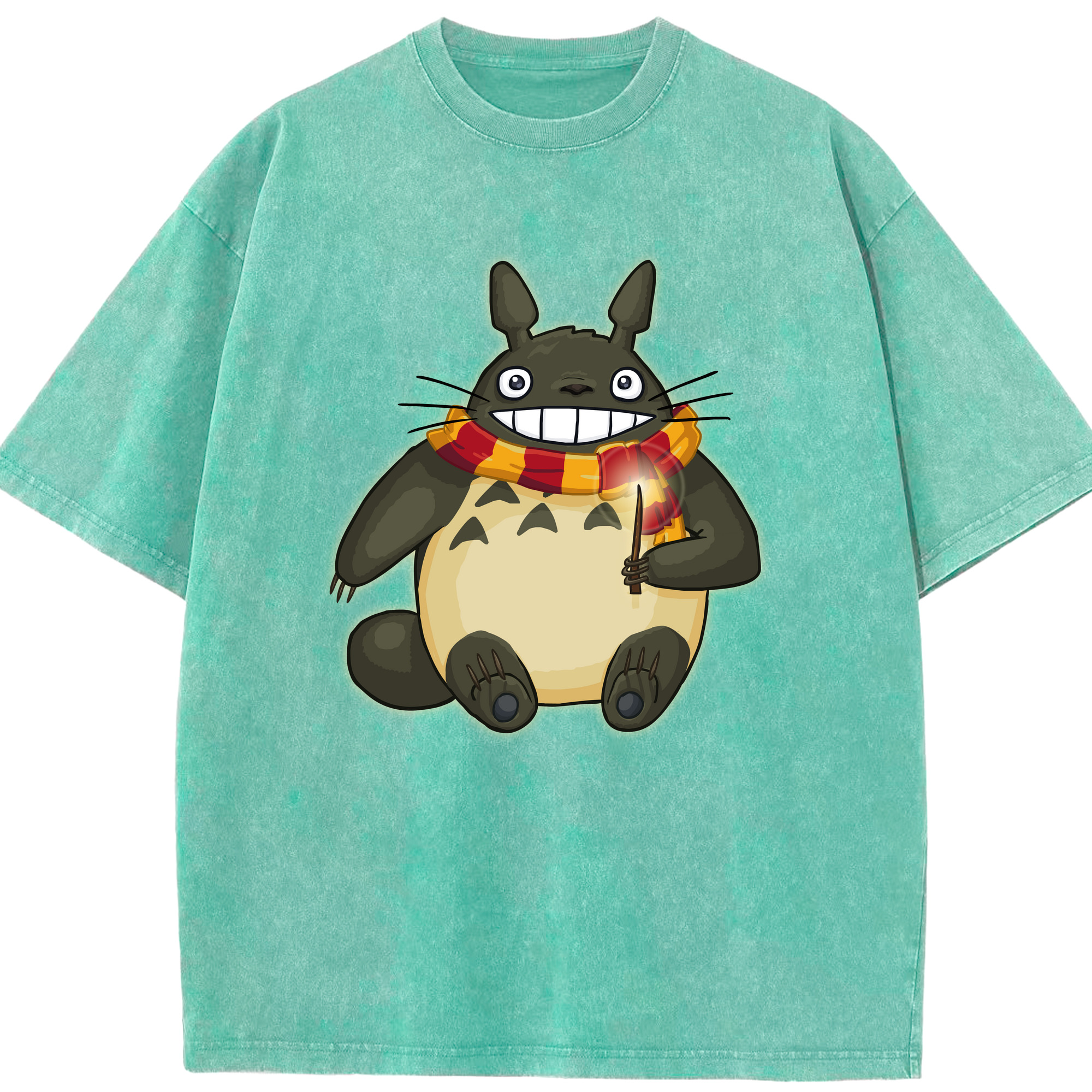 （画像用） となりのトトロ 草壁メイ 草壁サツキ My Neighbor Totoro Satsuki Kusakabe Mei Kusakabe 綿100% ヴィンテージ風 半袖Tシャツ（フロントプリント）